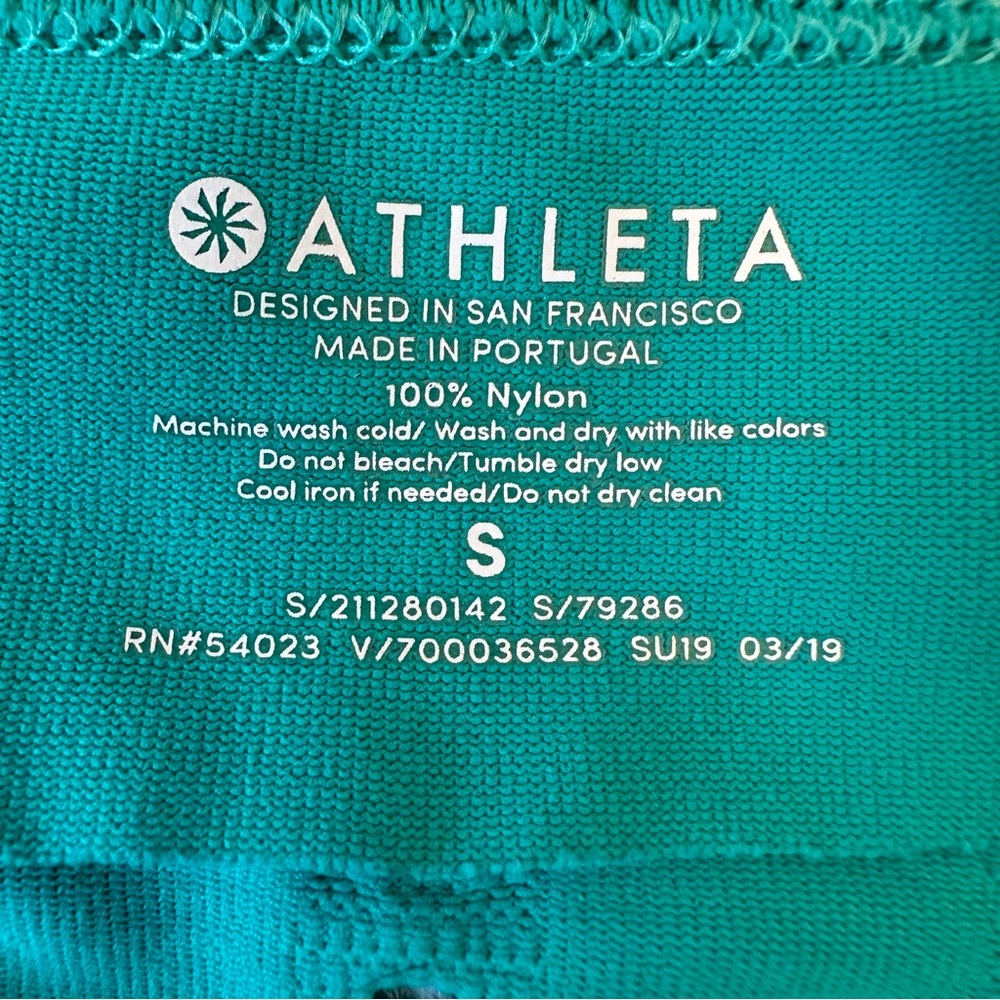 Athleta Foothill Green Long Sleeve Top Size: Small - Picture 5 of 5